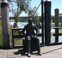 Captain John Egge Statue - Foster Accommodation