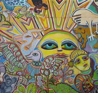 The Painting of Life by Mirka Mora - Foster Accommodation