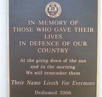 Koumala War Memorial - Foster Accommodation