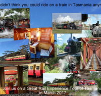Great Rail Experiences  Tasmania Tour 2017 - Foster Accommodation