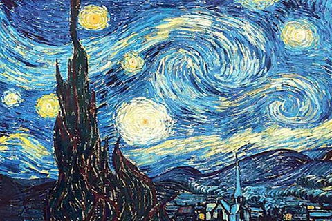 Van Gogh Starry Night - Six Tanks 7.00-9.00pm - Foster Accommodation 0