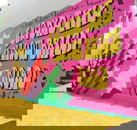 Yellow Brick Road and Elton John Mural - Foster Accommodation