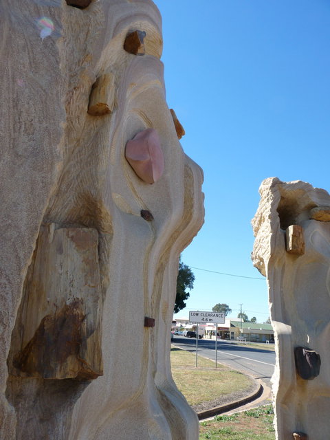 Fossilised Forrest Sculptures - Foster Accommodation 2