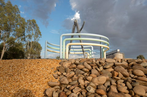 Lyrics, Landscapes And Lintels - Leeton Public Art Trail - Foster Accommodation 2