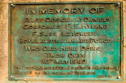 Avro Anson A4-4 Memorial - Foster Accommodation 1
