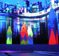 Family Fun Centres Black Light Mini Golf - Foster Accommodation
