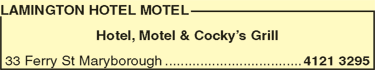 Lamington Hotel Motel - Foster Accommodation 3