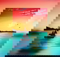 Grab a glass of wine and learn to paint 'Sailboat' - Foster Accommodation