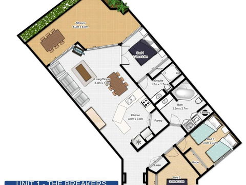 Breakers Block 1 Unit 1 Pool In Complex Across The Road From The Beach - Foster Accommodation 3