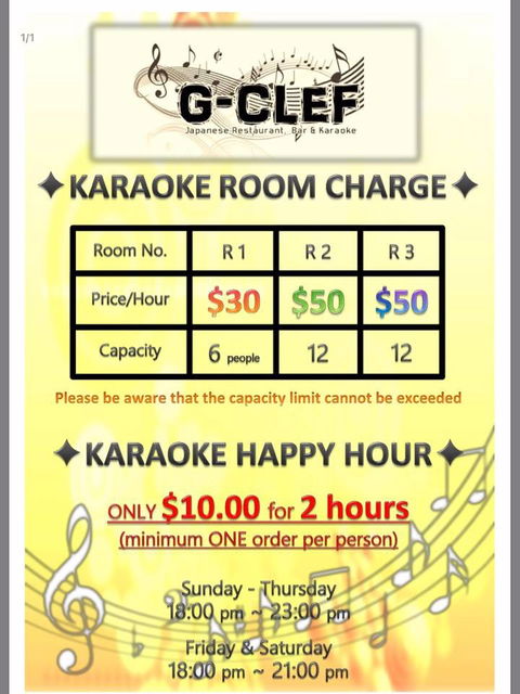 G-Clef Japanese Restaurant, Bar & Karaoke - Foster Accommodation 1