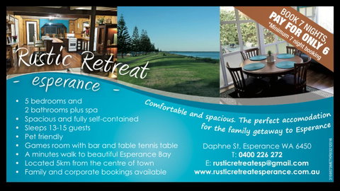 Rustic Retreat Esperance - Foster Accommodation 33
