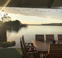 Shack built over the Murray River - Foster Accommodation