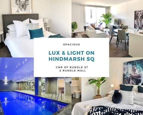 Lux 2BR On Hindmarsh SQ - Foster Accommodation 0