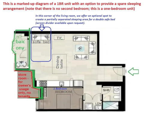 Amazing 1 Bedroom Apt With Large Living & Extra Sleeping Space -up To 5 Ppl Plus Gym Jacuzzi Spa Pool Sauna And Garden With BBQ - Foster Accommodation 4