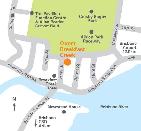 Quest Breakfast Creek - Foster Accommodation 13