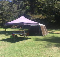 Basin Ku-ring-gai Campsite Set Up - Foster Accommodation