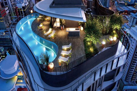 Rooftop Pool Stunning Apartment Queen Street - Foster Accommodation 2