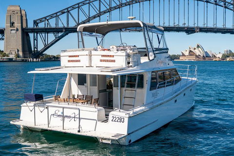 Vivid 90-Minute Sydney Harbour Small Group Catamaran Cruise - Foster Accommodation 4