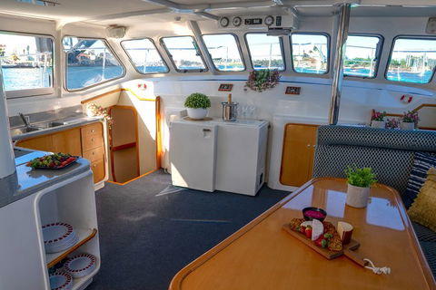Vivid 90-Minute Sydney Harbour Small Group Catamaran Cruise - Foster Accommodation 5