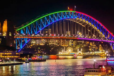 Vivid 90-Minute Sydney Harbour Intimate Catamaran Cruise With Canapes - Foster Accommodation 0