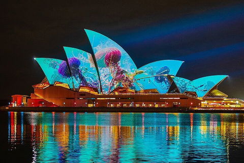 Vivid 90-Minute Sydney Harbour Intimate Catamaran Cruise With Canapes - Foster Accommodation 2