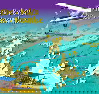 Scenic Flight - Great Barrier Reef Heart Reef Whitehaven Beach  Hill Inlet - Foster Accommodation