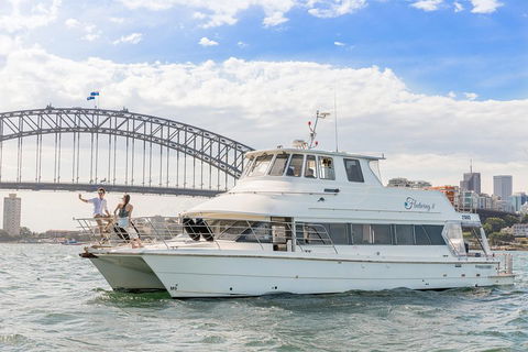 Vivid 90-Minute Sydney Harbour Intimate Catamaran Cruise With Canapes - Foster Accommodation 1